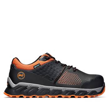 Timberland PRO Ridgework Nizke Comp Toe - Cierne/ Oranzove Nepremokave Topanky Panske, TB0243L